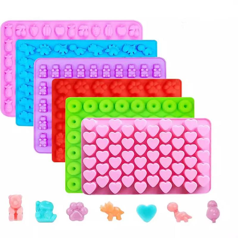 Kitchen Baking Tray Set - 1/5Pcs Candy Gummy Jelly Trays Molds