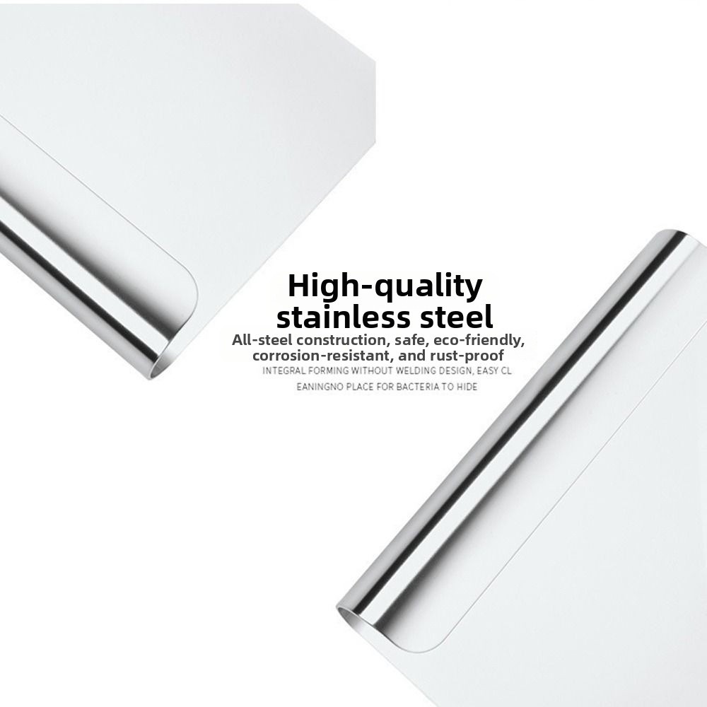 Bench Scraper Dough - 304 Stainless Steel Bench Flour Scraper