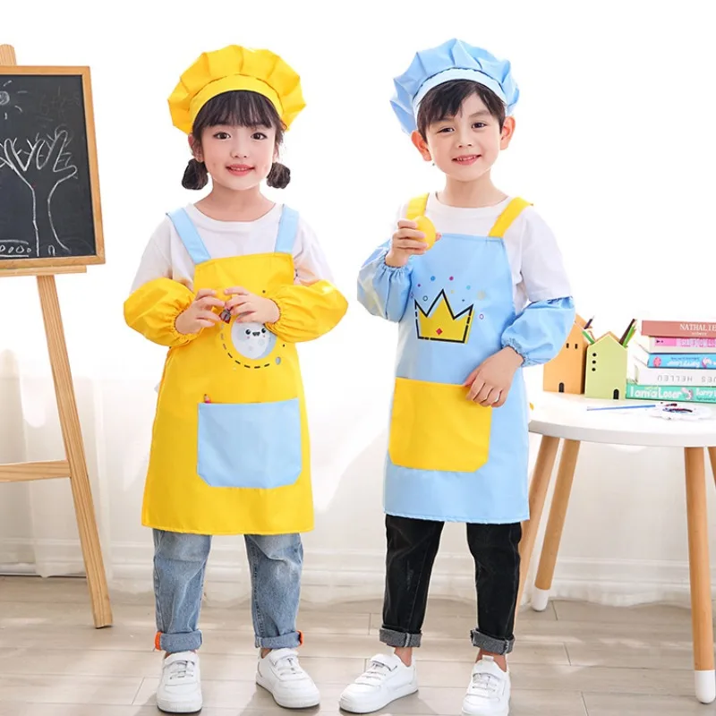 3pc Children Kitchen Apron Set - đánh giá và giá Kitchen Baking Drawing