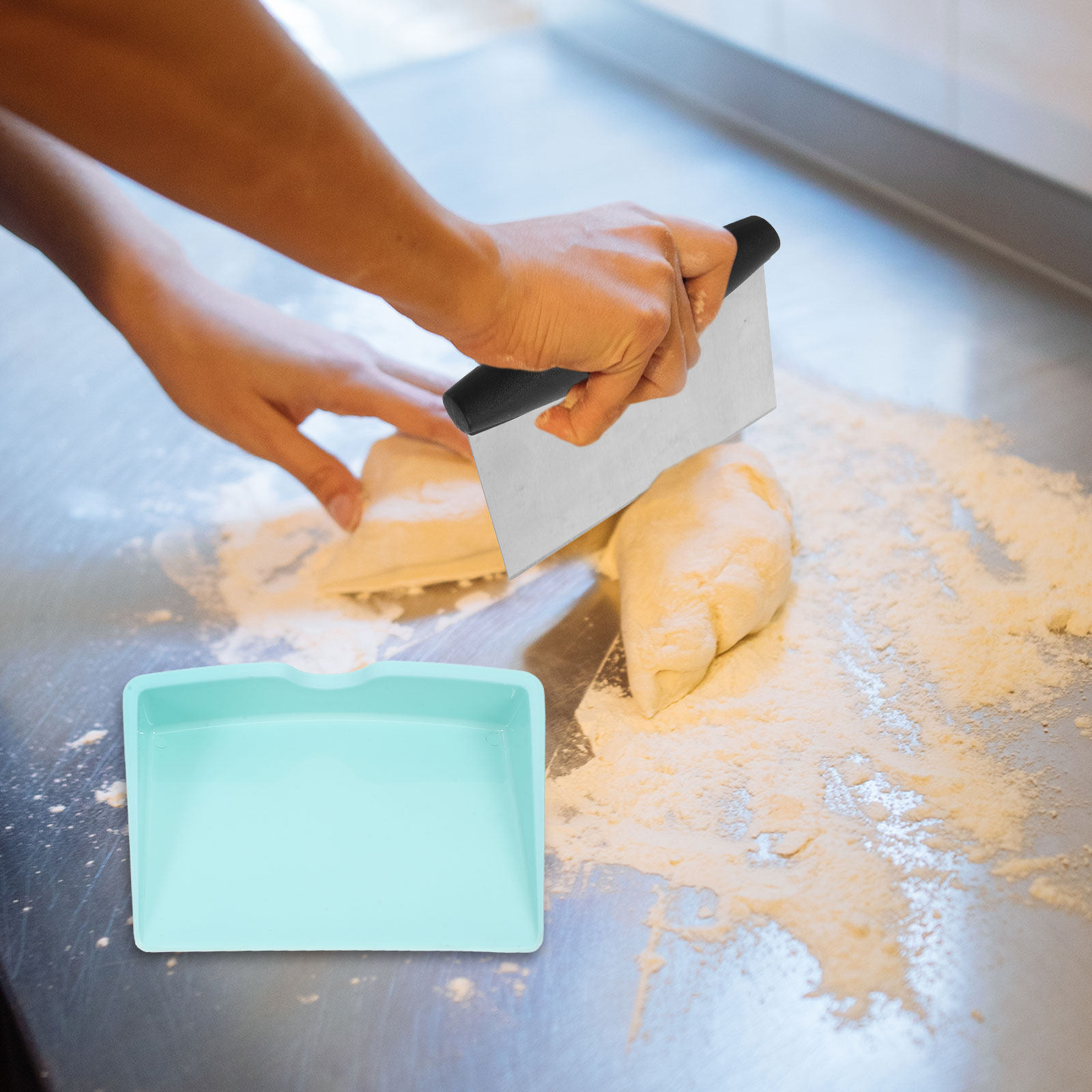 1Set High Durability Dough Cut - đánh giá và giá Bench Scraper Dough
