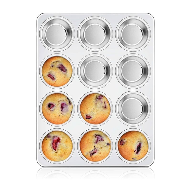 ABGH-Muffin Pan, Stainless Ste - đánh giá và giá Muffin Tin Nonstick
