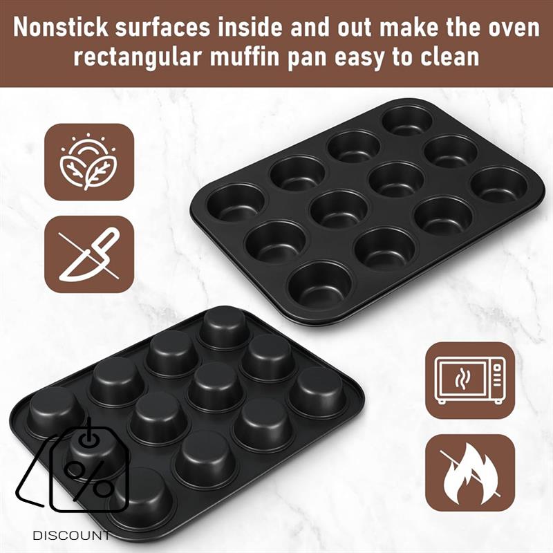 ABJO-3 Pack Nonstick Muffin Pa - đánh giá và giá Muffin Tin Nonstick