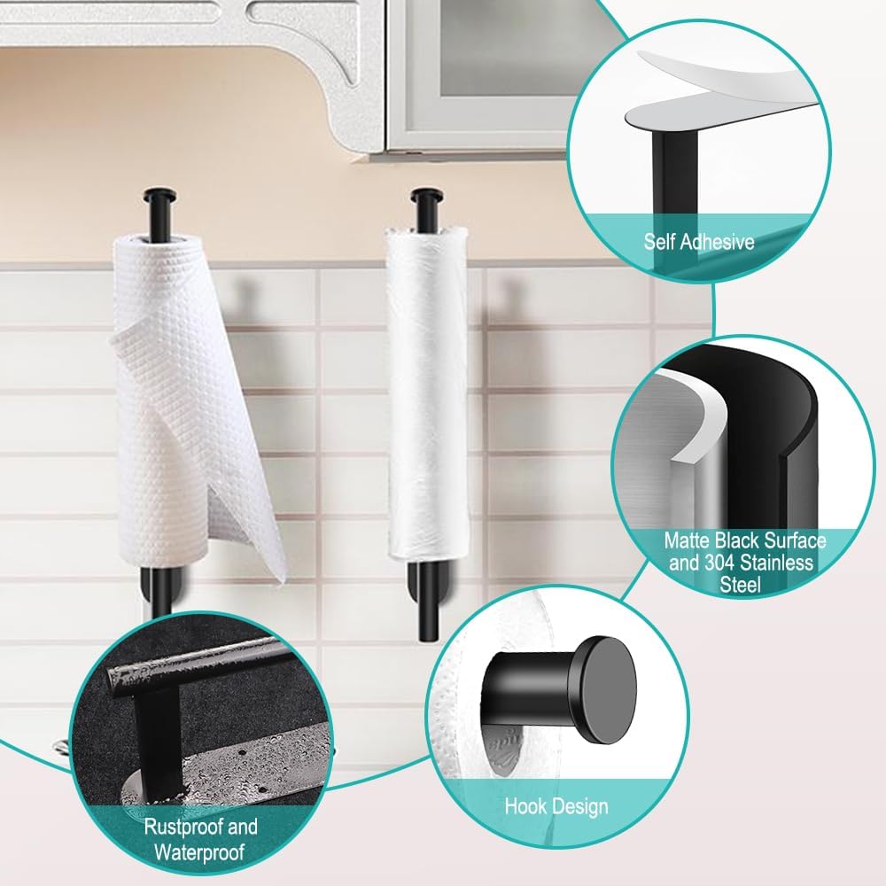 Self Adhesive Paper Towel Hold - đánh giá và giá Kitchen Baking Paper Holder