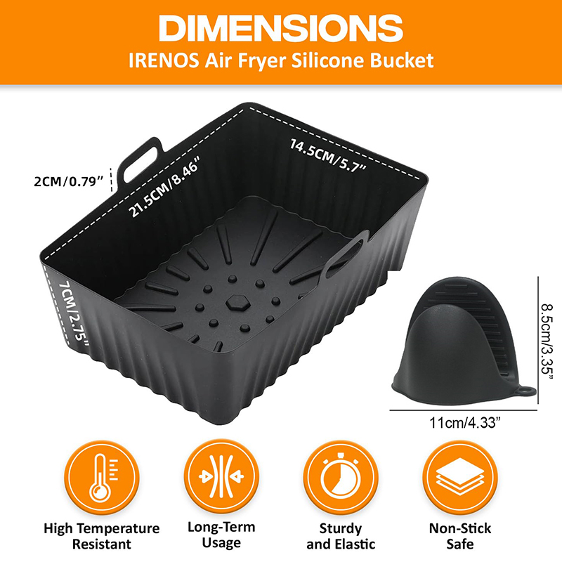Silicone Air Fryer Liners Non- - đánh giá và giá Kitchen Baking Zone