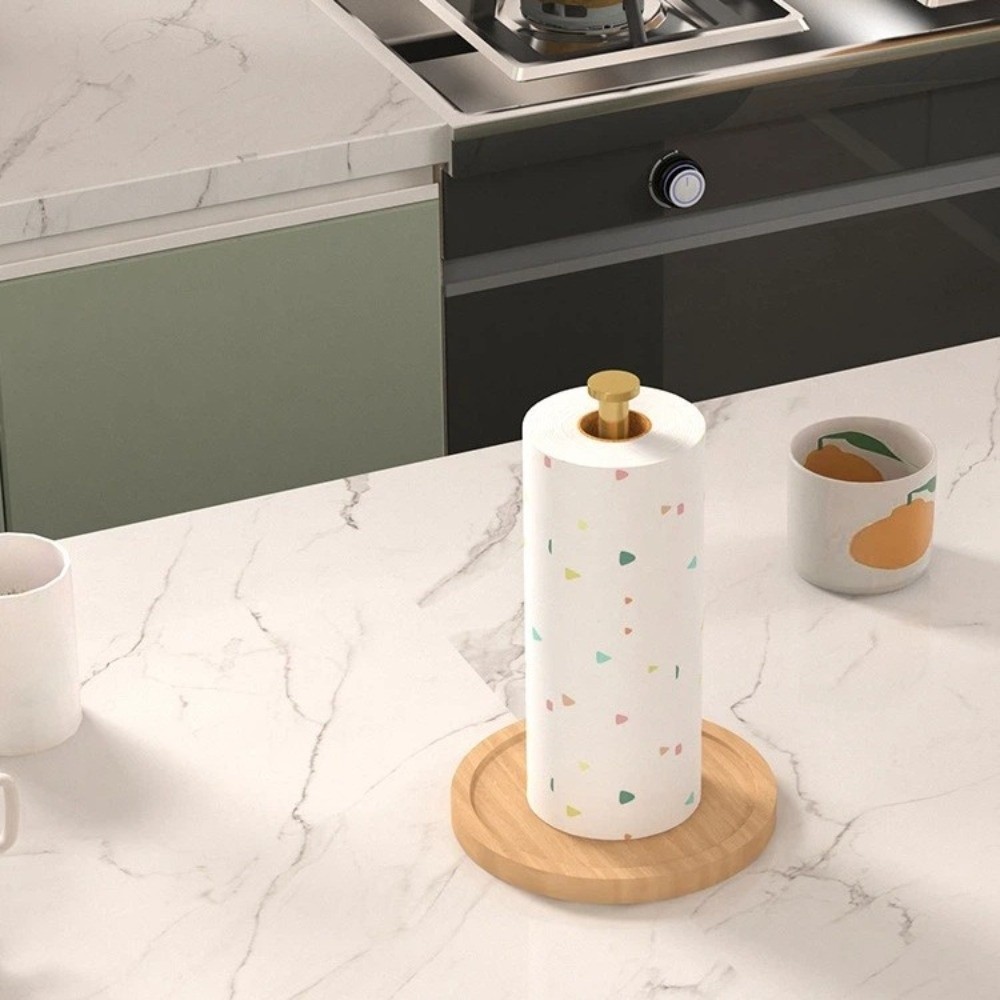 Modern Wooden Base Kitchen Pap - đánh giá và giá Kitchen Baking Paper Holder