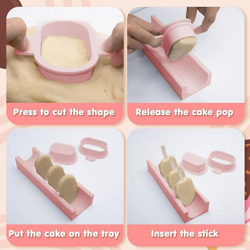 Cake Pop Mold Set with Tray No - đánh giá và giá Kitchen Baking Tray Set