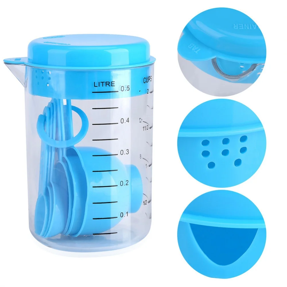 7 Cái/bộ Nhựa Cốc Đo Và Thìa C - đánh giá và giá Kitchen Baking Tray Set