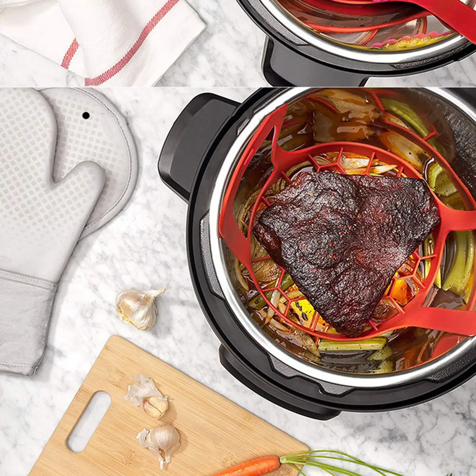 4Pcs Set Multi-functional Sili - đánh giá và giá Kitchen Baking Tray Set