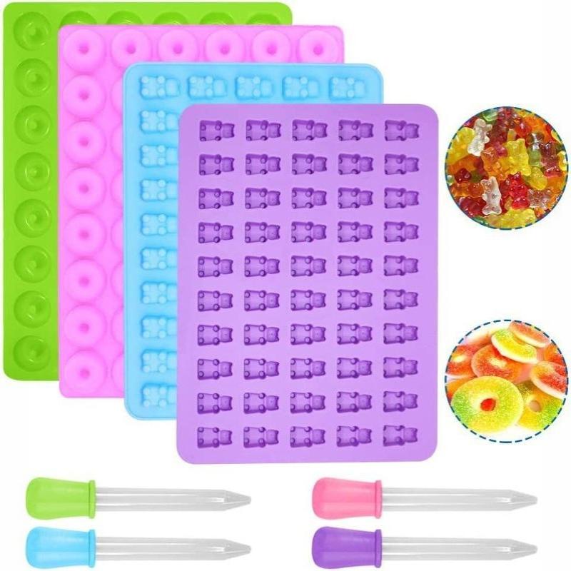 New1/5Pcs Candy Gummy Jelly Tr - đánh giá và giá Kitchen Baking Tray Set