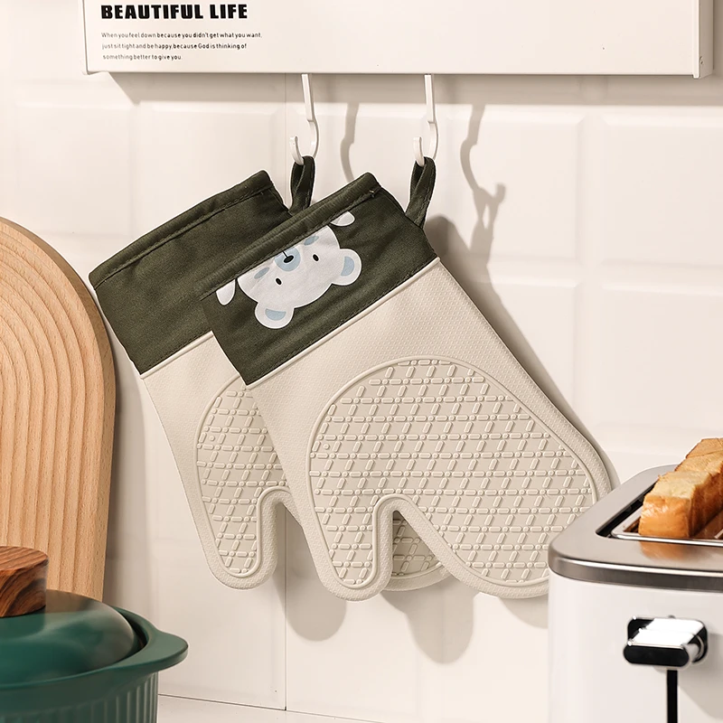 Silicone Heat Insulation Glove - đánh giá và giá Kitchen Baking Area