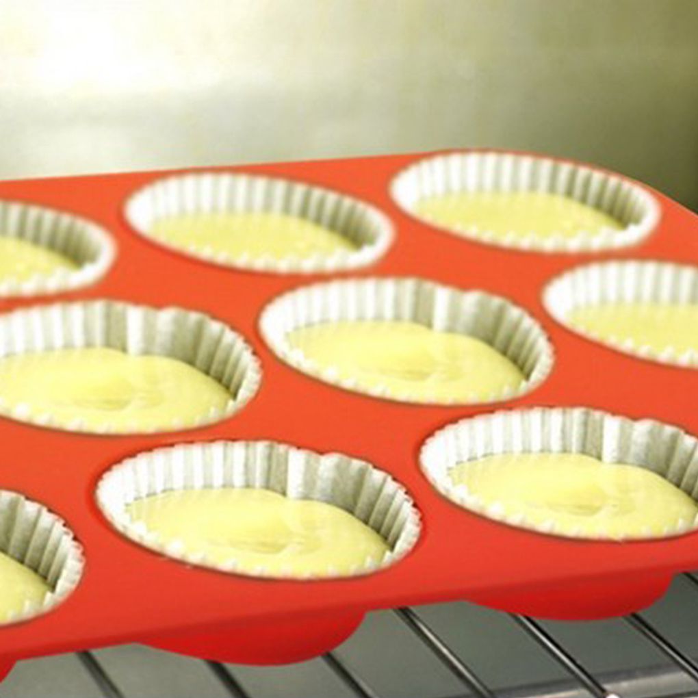 12 Cups Nonstick Bakeware Muff - đánh giá và giá Muffin Tin Nonstick