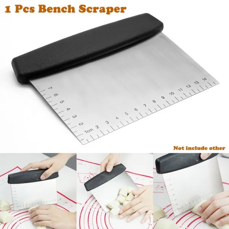 1 Pc Stainless Steel Bench Scr - đánh giá và giá Bench Scraper Dough