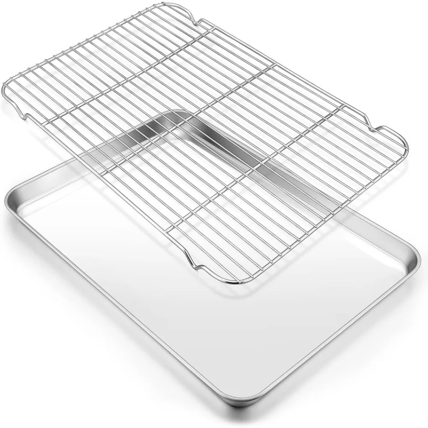 304 Stainless Steel Baking Tra - đánh giá và giá Kitchen Baking Tray Set