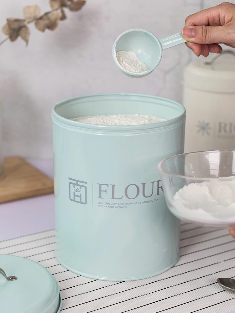 Round Type Baking Flour Storag - đánh giá và giá Kitchen Baking Storage Containers