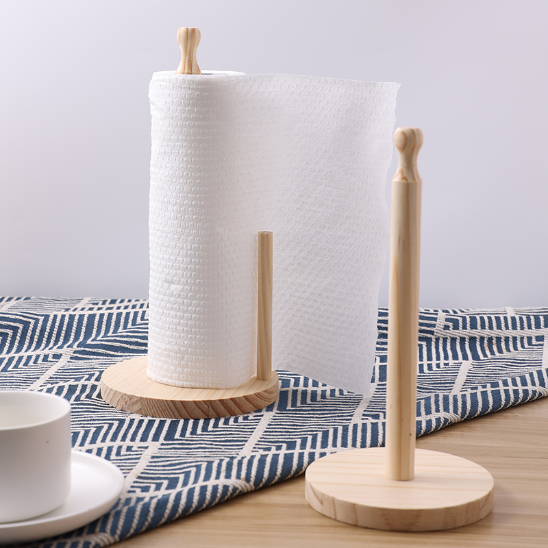 1pc Wooden Standing Paper Towe - đánh giá và giá Kitchen Baking Paper Holder