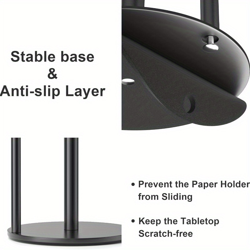 Paper Towel Holder Black, Prem - đánh giá và giá Kitchen Baking Paper Holder