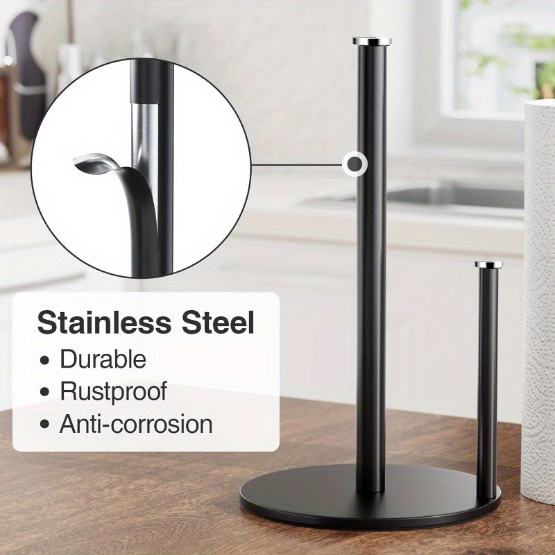 Paper Towel Holder Black, Prem - đánh giá và giá Kitchen Baking Paper Holder