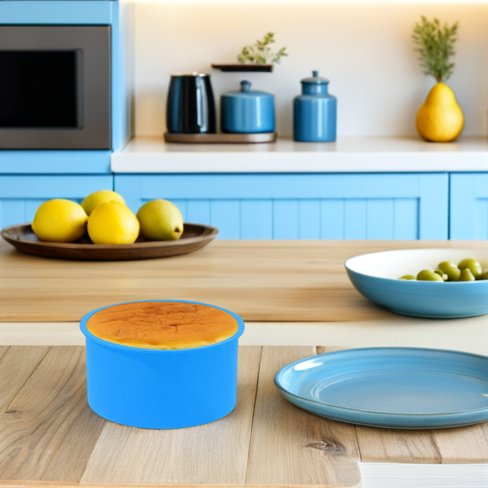 4Pcs Silicone Cake Mold Non-St - đánh giá và giá Muffin Tin Nonstick
