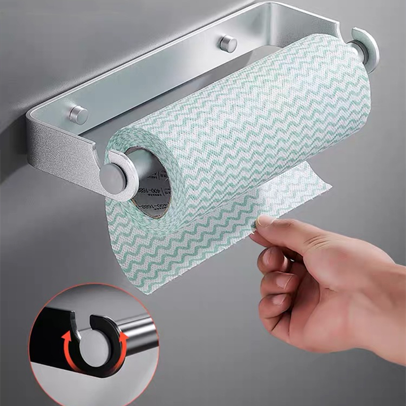 Bám Vào Bộ Phim Giá Đen Phụ Ki - đánh giá và giá Kitchen Baking Paper Holder