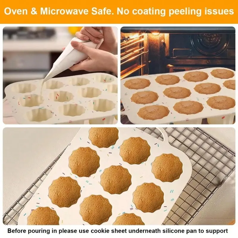 12 Cup Nonstick Cupcake Pan Fo - đánh giá và giá Muffin Tin Nonstick