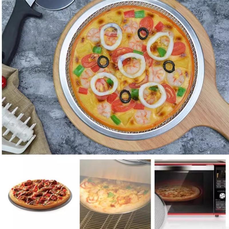 Màn hình Pizza bằng nhôm tròn, - đánh giá và giá Kitchen Baking Center