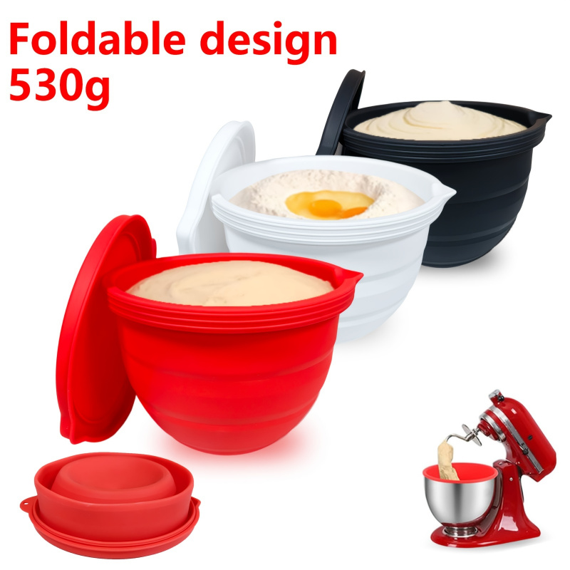 Foldable silicone bowl liner f - đánh giá và giá Baking Kitchen Set Up