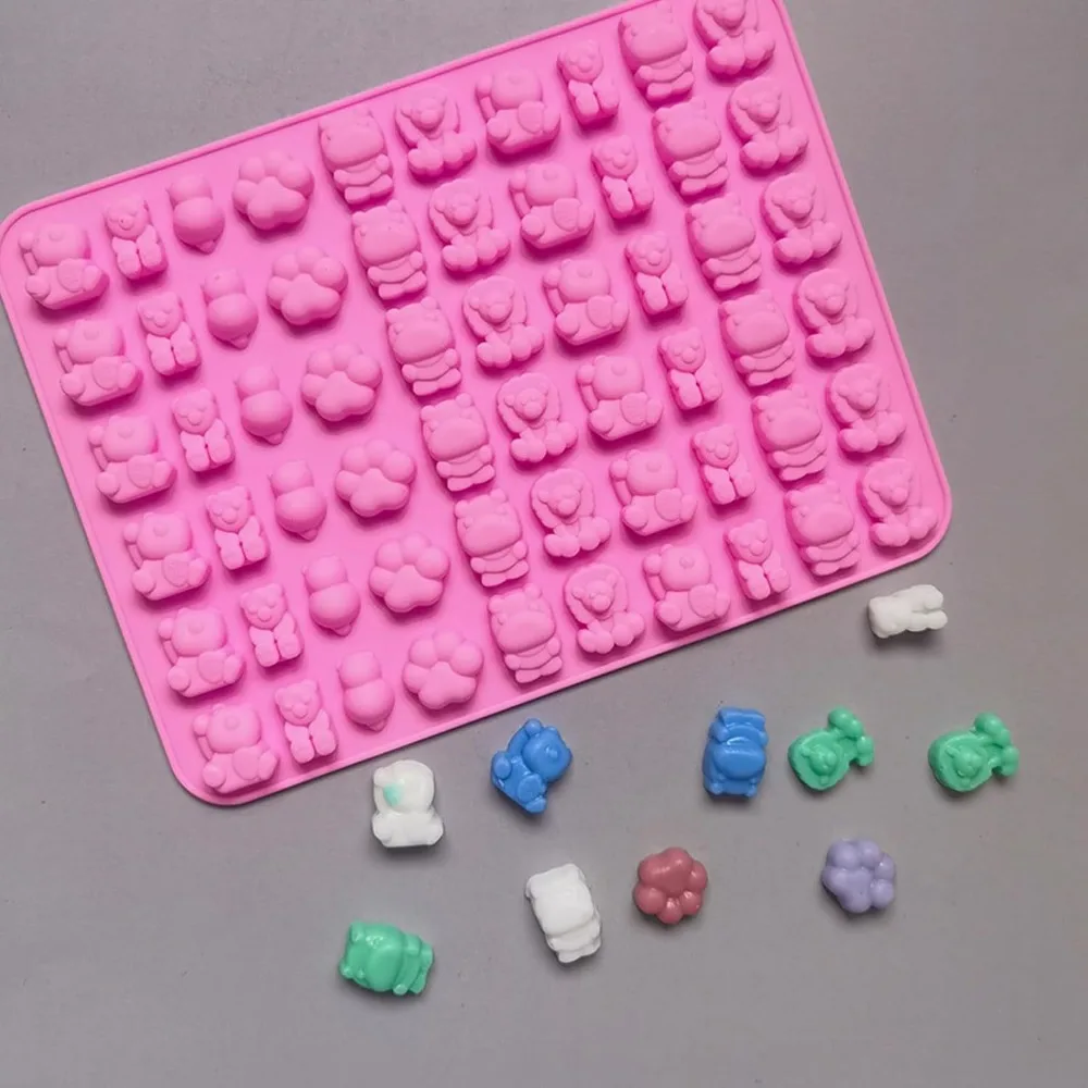 5Pcs Candy Silicone Moulds wit - đánh giá và giá Kitchen Baking Tray Set